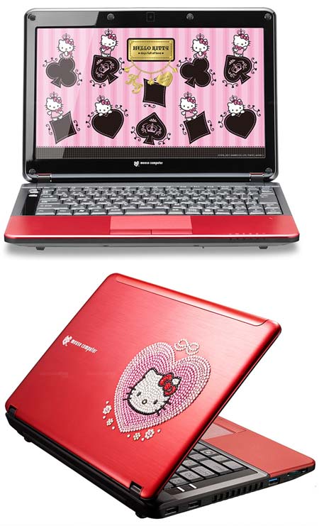 Mouse Computer Luvbook S Hello Kitty Edition - маленький ноутбук с длинным названием